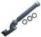 Flexible Low Profile 1 1/2 P Trap Bathroom Sink Low Profile Shower Drain, with Flat Freestanding Tub Drain Design