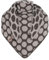 KNIT FACTORY - Dreiecksschal Liva - Damen Strickschal mit Wolle - Gestrickten Schal mit Punkt-Muster - Hochwertige Qualität - XXL Schal - 180x75 cm - Taupe/Iced Clay