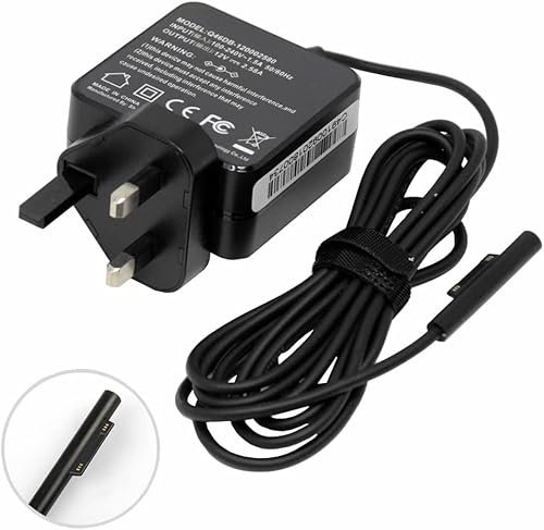 TJ Inspirations charger Compatible with 36W 12V 2.58A Power Adapter for Microsoft Surface Pro 3, 4, 5 - Compatible Charger for Surface Pro i5 i7, Laptop Power Supply