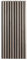 PROVISTON Panneaux muraux acoustiques 3D - 1200 x 600 x 18 mm - Lamelles en bois MDF plaquées - Couleur noyer - Fond en feutre comme matériau de support