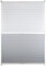 Sunlusso Thermo Plissee ohne Bohren Verdunkelung - 70 x 140 cm, Weiß & Grau (Blackout) - 2-in-1 Plissee Day & Night - Blickdicht & lichtundurchlässig - Thermoplissee, Verdunklungsplissee