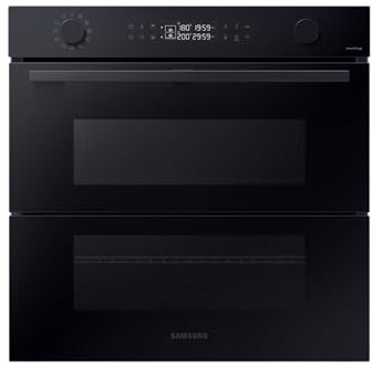 Forno Samsung ad incasso NV7B4540VBK 60 cm 76 l dual cook flex serie 4 doppia porta vapore grill wifi display led nero classe a+