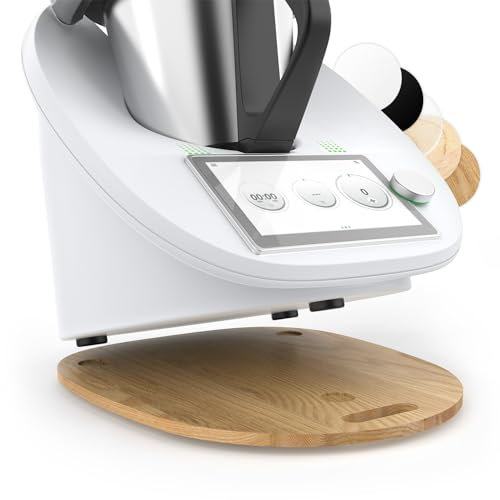 Siegvoll Planche Coulissante pour Thermomix TM6 TM5, Planche à Glisser pour Thermomix en Chêne Noble, Stable et Facile à Déplacer, Accessoire pour Thermomix