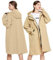LAMA Regenmantel Wasserdicht Regenponcho Unisex Regenjacke Atmungsaktiv Regencape Regenschutzbekleidung Raincoat für Herren Damen Fahrrad Wandern Camping Reisen, Khaki, XL
