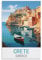 KmoNo Vintage-Reiseposter Kreta, Griechenland, 20 x 30 cm, Wanddekoration, Gemälde, Leinwand, Wandkunst, Wohnzimmer, Poster, Schlafzimmer