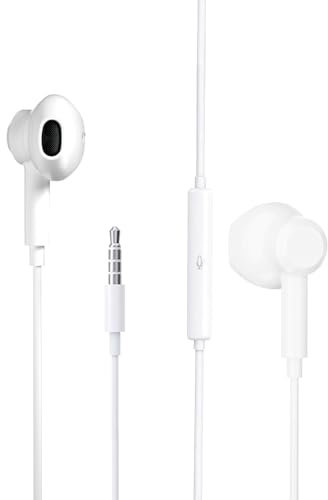Kopfhörer, Kabelgebundene Ohrhörer, Sport in Ear Stereo Kopfhörer mit Mikrofon, für iPhone, iPod, iPad, MP3, Huawei, Samsung, kompatibel mit Allen Kopfhörern mit 3,5 mm Klinke