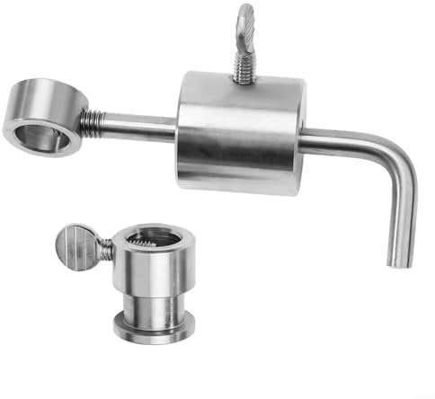 URPIZY BBQ Oven Balance Skewer Rotisserie Rod Limiter Stainless Steel Roast Chicken Counterweight 185G For Spits Up To 14Mm Diameter Electric Grill Accessory Even Cooking