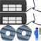 EATBALE 6 Pcs Replacement Parts for Eufy Clean X9 Pro Robot Vacuum Cleaner 2 HEPA Air Filters, 2 Mop Cloths, 2 Side Brushes Compatible with Sweeping Robot Mopping Pad Edge Brush Accessories Kit