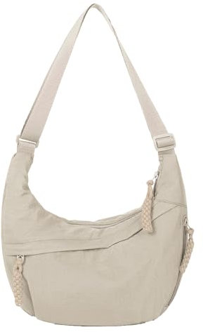 AndThere Mezzaluna Borsa a tracolla da donna Borsa a tracolla in nylon Mezza Luna Borsa a tracolla Mezzaluna Borsa a tracolla Borsa per gnocchi Borsa laterale di grande capacità Borsa a tracolla Multi