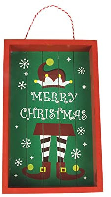 Set di decorazioni per albero di Natale, decorazioni natalizie in legno, ciondolo per albero di Natale, placca per porta di Natale, decorazione natalizia, matrimonio, festa di compleanno