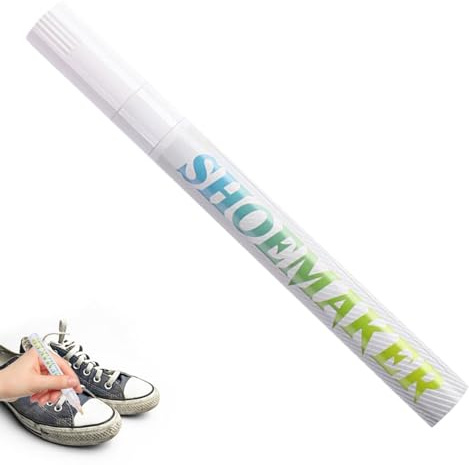 Whnbuij Shoe Repair Pen - Leather Shoe Paint Marker, Shoe Stain Remover | 20g Effective Black Shoe Marker and White Shoe Cleaner |, White, Siehe Beschreibung