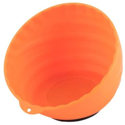 Oshhni Gym Chalk Bowl, Chalk Holder, Storage Bowl, Gym Chalk Container for Climbing Gymnastics, Orange