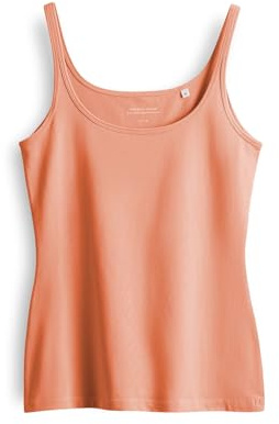 OPUS Damen Top | Trägertop INA Slim aus stretchigem BCI Cotton Mix Pale orange, 36