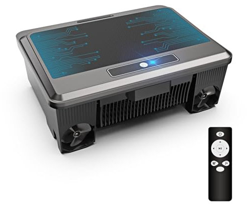 MEDOXA Solaire Skimmer de Piscine Robot, Robot de Nettoyage de Piscine sans Fil à énergie Solaire, Planification Intelligente des chemins et Nettoyage à Distance, Évitement Automatique des Obstacles