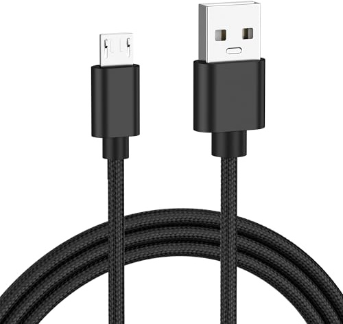 Micro USB Cable 1M Android Charger Cable 2.4A Nylon Braided Fast Charging Cord for PS4, Samsung Galaxy S7 S6 S5 J7 J5 J6 J3, Note, LG, Nexus, Nokia, Xbox,HTC,Sony, Kindle Fire,and More