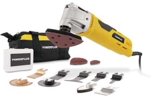 Powerplus Oszillierendes Multitool POWX1348 - Oszillierendes Multitool 450W - 34 Acc.