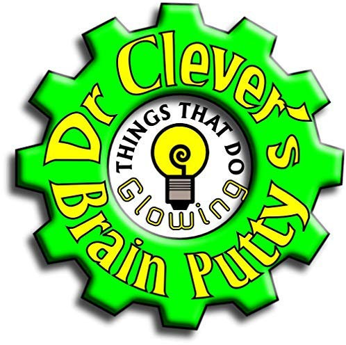 Dr Clever TM Stress Putty | Glow in the Dark | Sensory Relief | Fidget Toy | Relax and Concentrate | Unscented 20g tin