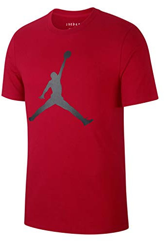 Nike J Jumpman SS Crew Gym, Homme, Rouge/Noir, M