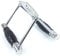 Seated Row Handle Bar Rubber Coated Cable Machine Attachment - V Row Handle For Multi Gyms, Power Cage