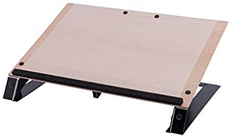 R-Go Read2Write - Porta documenti, inclinazione, regolabile, per documenti/cartelle/dossier, legno di quercia