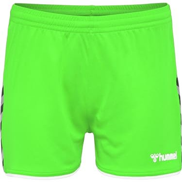 hummel Damen Hmlauthentic Poly Woman Shorts, Green Gecko, S EU