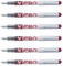Pilot Pack of 6 Disposable Fountain Pens Erasable V-Pen Medium Nib Redaa