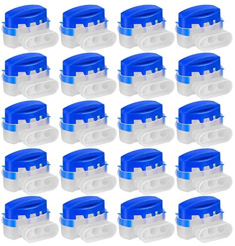 20 Pezzi Morsetti per Cavi Cavo Connettore con Gel per Giardino & Outdoor e Rasaerba Robot Automower