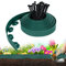 UISEBRT Bordure de Pelouse en Plastique 40m - Flexible Bordure de Jardin avec 120 Piquets d'ancrage Bordure de Gazon Décorative de Jardin, Vert