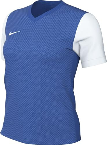 Nike Womens Jersey W NK DF Tiempo Prem II JSY SS, Royal Blue/White/White, DH8233-463, L