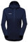 Mammut Giacca da donna con cappuccio Aconcagua Light ML, colore: blu marino, XS