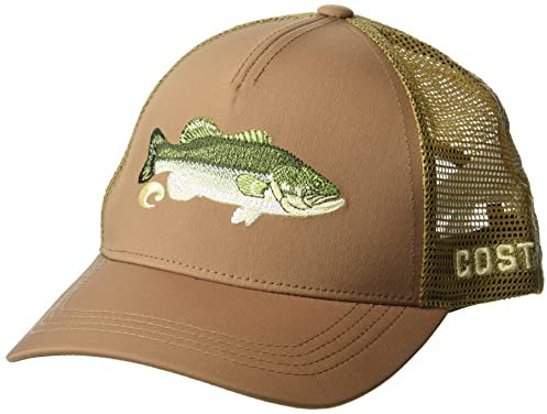 Costa Del Mar Unisex-Erwachsene Bass Stitched Trucker Hat Hut, Arbeitsbraun, Einheitsgröße
