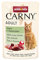 animonda Carny Katzenfutter nass Huhn + Kaninchen, 12 Portionsbeutel (12 x 85g), getreidefreies Katzen Nassfutter ohne Zucker, mit frischen fleischigen Zutaten