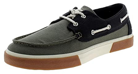 Timberland Union Wharf 2.0 Ek+ 2 Eye Boat Ox, Herren-Sneaker, knöchelfrei, grün, 43 EU