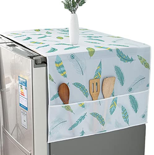 PIGMANA Fridge Cover Top | Washer Dryer Top Protector Mat - Decorative Refrigerator Cover for Washers, Dryers for Friends, Neighbors