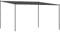 vidaXL Pavillon, Gartenpavillon Überdachung Stahlrahmen, Pergola Vordach für Terrasse Garten, Partyzelt Sonnnenschutz, Anthrazit 4x4m 180g/m² Stoff Stahl