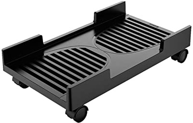 GRFIT Supporto Torre PC Pc Torre con Ruote con Ruote, Supporto for radiatore Resistente (18.11 * 10.43 * 2,36 Pollici) CPU Stand