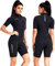 ZCCO Damen Shorty Neoprenanzuge 3 mm Neopren Herren Frontreißverschluss Tauchanzug zum Tauchen Schwimmen Surfen Schnorcheln