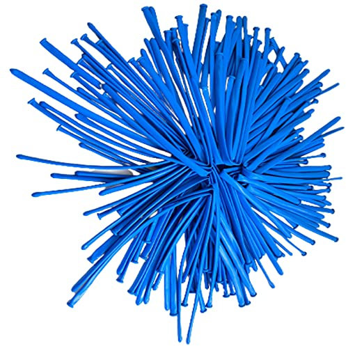 Modellierung Lange Luftballons, 260q Twisting Animal Balloons Plain Blue Magic Balloons for Art Craft Kids Birthday Party Bag Filler Wedding Clown Decoration Party Supplies 25 Pack