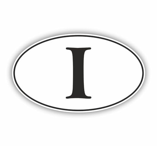 AMA SHOP Adesivo Sagomato Italia effetto vintage | Sticker per Casco,Moto, Camper,Barca| autoTuning |Console|