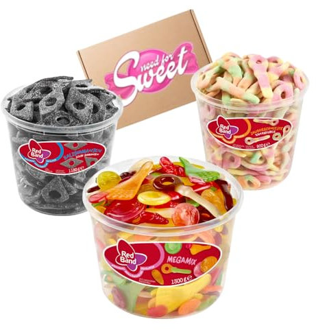 Red Band Mischpackung Vorratspack - 1x Mega Mix, 1x Zauberschnuller und 1x Salzdiamanten