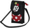 Disney Minnie Maus Face-Handytasche, Schwarz, 12 x 20 cm