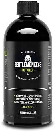 GENTLEMONKEYS Detailer Auto Refill (500ml) • Lackversiegelung Nachfüllflasche • Sprüh-Versiegelung • Sprühversiegelung für Glanz & Schutz • Made in Germany • Für alle Lacke geeignet