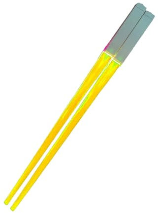 Palillos largos de brillo, palillos de cocina portátil, cambio de color, palillos LED de dedo, palillos de sable ligero, fáciles de usar, portátiles para fideos de sushi, comida china japonesa