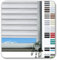 Rollmayer Doppelrollo Klemmfix ohne Bohren Klemmrollo Fensterrollo Duo Rollo Sonnenschutzrollo Zebrarollo Seitenzugrollo für Fenster und Tür (Melange Weiß Grau - 130 x 130 cm - BxH)