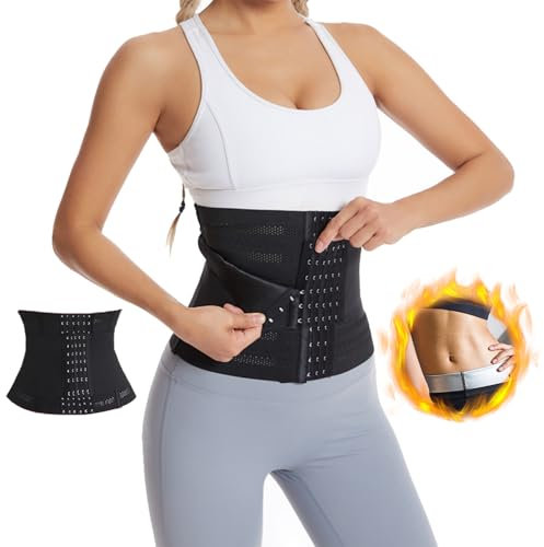 HBSFBH Donna Fascia Addominale, Fascia Addominale Dimagrante, Snellente Cintura, Waist Trainer Regolabile, Pancia Piatta Sport Waist Trainer, Waist Trimmer Belt, Sauna Belt Snellente