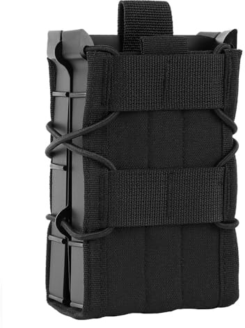 Peminkoo 5.56/7,62 doppel Magazin Tasche Taktische AK AR M4 AR15 Einzel Magazin Tasche Gewehr Pitol Molle Mag Holster Tasche für Jagd CS