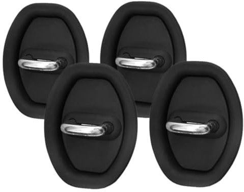 iplusmile 4pcs Car Door Latch Protective Cover Silicone Door Locks Guard Stopper Locks Protection