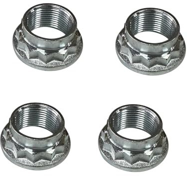 SHLPDFM 4 x Mutter Achsmutter M24x1,5mm Achsstummel Hinterachse für 1 3 5 series E36 E46 E81 E82 E87 E88 E90 E92 33406799223 33411132565