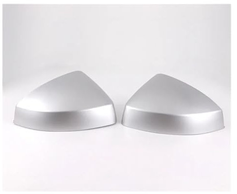 Außenspiegel Für A3 S3 RS4 8V Für Sportback Für Limousine Für Cabriolet Für E-tron 2013-2019 2020 Ersatz Silber Seitenspiegel Abdeckungen Kappen Carbon Fließheck Rückspiegel Abdeckung(Silver)