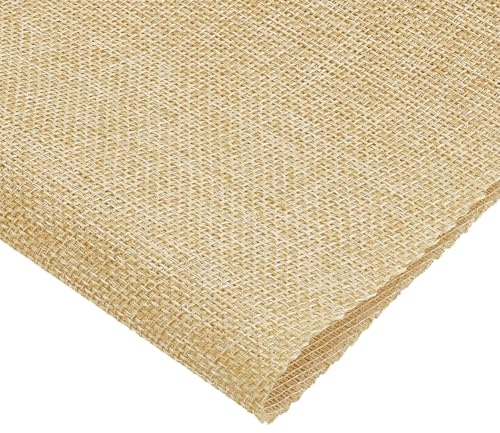 OLYCRAFT Tela de lino beige para altavoces de 19.7 x 57.5 pulgadas, tela de lino para altavoz, tela de 0.5 mm de grosor, tela de malla de repuesto para altavoces de escenario en casa, reparación de